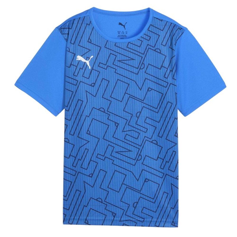 Puma Childrens/Kids Individual Rise Graphic Print T-Shirt / Blue
